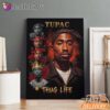 Tupac Thug Life Legendary Rap Canvas, Rap Lengends Poster
