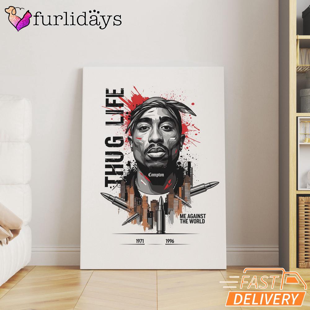 Tupac Thug Life Sketch Minimal Canvas, Rap Lengends Poster Tupac Thug Life Sketch Minimal Canvas, Rap Lengends Poster