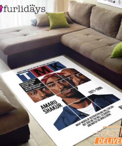 Tupac TMK Magazine Cover Rectangle Rug