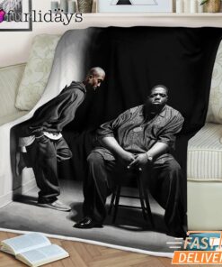 Two Legends Sitting Dark Blanket