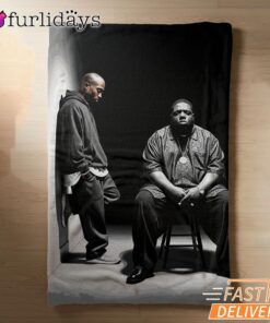 Two Legends Sitting Dark Blanket