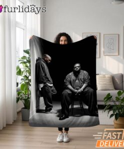 Two Legends Sitting Dark Blanket