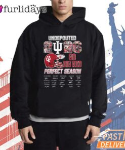 Undisputed Indiana Hoosiers 2026 Perfect Season National Champions T-Shirt
