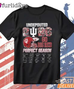 Undisputed Indiana Hoosiers 2026 Perfect Season National Champions T-Shirt