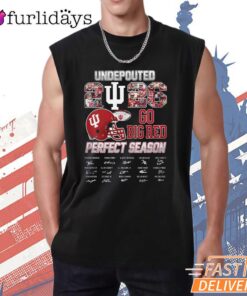 Undisputed Indiana Hoosiers 2026 Perfect Season National Champions T-Shirt