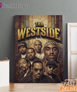 Westside Group Dark Canvas, Rap Lengends Poster