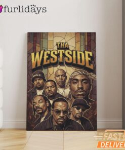 Westside Group Dark Canvas, Rap Lengends Poster