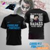 Carolina Panthers 250 Years Of Being Badass 1776-2026 Joker T-Shirt