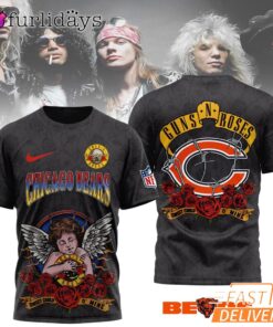 Chicago Bears Guns N Roses Sweet Child O Mine NFL Fan T Shirt