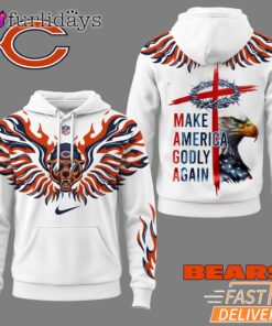 Chicago Bears Make America Godly Again 3D Hoodie