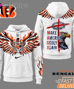 Cincinnati Bengals Make America Godly Again 3D Hoodie