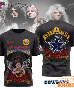 Dallas Cowboys Guns N Roses Sweet Child O Mine NFL Fan T Shirt