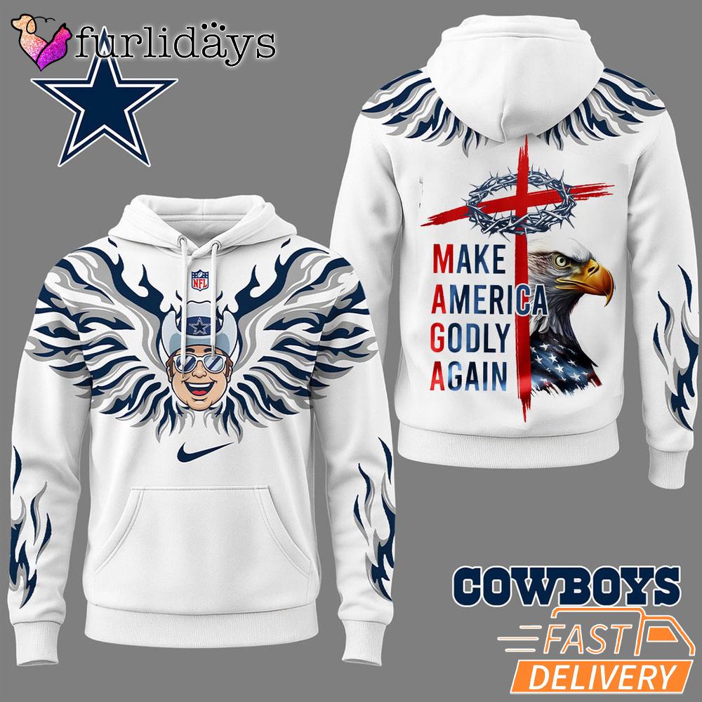 Dallas Cowboys Make America Godly Again 3D Hoodie Dallas Cowboys Make America Godly Again 3D Hoodie