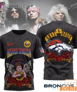 Denver Broncos Guns N Roses Sweet Child O Mine NFL Fan T Shirt