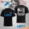 Detroit Lions 250 Years Of Being Badass 1776-2026 Joker T-Shirt