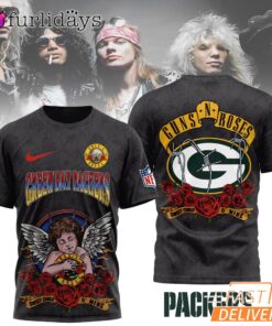 Green Bay Packers Guns N Roses Sweet Child O Mine NFL Fan T Shirt