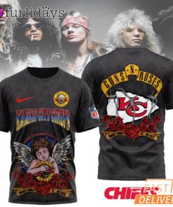 Kansas City Chiefs Guns N Roses Sweet Child O Mine NFL Fan T Shirt