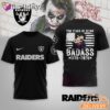 Las Vegas Raiders 250 Years Of Being Badass 1776-2026 Joker T-Shirt