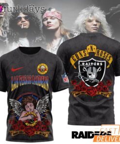 Las Vegas Raiders Guns N Roses Sweet Child O Mine NFL Fan T Shirt