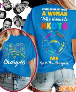 Los Angeles Chargers New Kids On The Block Welcome Back Graphic T Shirt