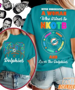 Miami Dolphins New Kids On The Block Welcome Back Graphic T Shirt