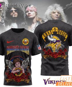Minnesota Vikings Guns N Roses Sweet Child O Mine NFL Fan T Shirt