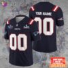 New England Patriots Custom Name Number Champions Football Jersey