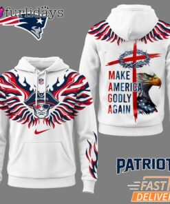 New England Patriots Make America Godly Again 3D Hoodie