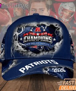 New England Patriots Super Bowl Champions 2026 Graphic Cap