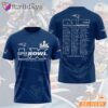 New England Patriots Super Bowl LVIII Event Schedule Graphic T Shirt