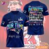 New England Patriots Super Bowl LX Our Time Graphic T Shirt