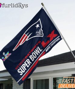 New England Patriots Super Bowl LXL Team Pride House Flag