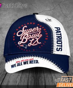 New England Patriots Super Bowl XL We All We Need Graphic Cap