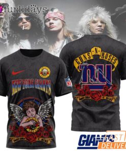 New York Giants Guns N Roses Sweet Child O Mine NFL Fan T Shirt