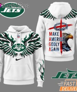 New York Jets Make America Godly Again 3D Hoodie