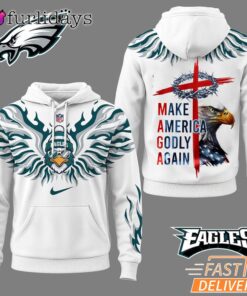 Philadelphia Eagles Make America Godly Again 3D Hoodie