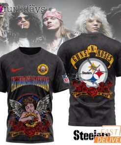 Pittsburgh Steelers Guns N Roses Sweet Child O Mine NFL Fan T Shirt