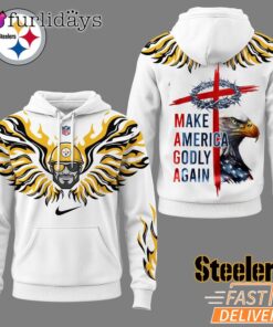 Pittsburgh Steelers Make America Godly Again 3D Hoodie
