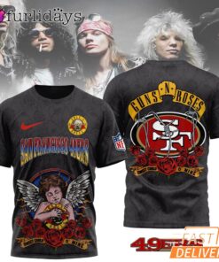San Francisco 49ers Guns N Roses Sweet Child O Mine NFL Fan T Shirt
