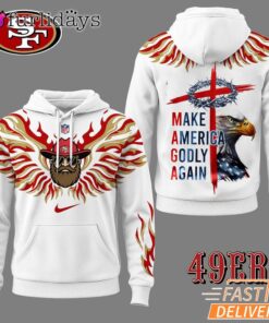 San Francisco 49ers Make America Godly Again 3D Hoodie