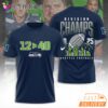 Seattle Seahawks 12s Fan Power Graphic Super Bowl LX 2026 T Shirt