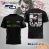 Seattle Seahawks 250 Years Of Being Badass 1776-2026 Joker T-Shirt