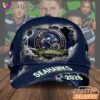 Seattle Seahawks 50 Anniversary Classic Champions Crest 2026 Fan Cap