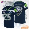 Seattle Seahawks 50th Anniversary Wing Logo Navy Jersey 2026 Limited Football Jersey