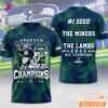 Seattle Seahawks Champions Mascot Graphic NFC Title 2026 Fan T Shirt