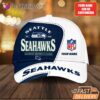 Seattle Seahawks Custom Name NFL Fan Classic White Cap Super Bowl LX 2026 Hat