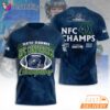 Seattle Seahawks NFC Conference Champs 4X Legacy Graphic 2026 Fan T Shirt