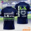 Seattle Seahawks Super Bowl LX Official Style Event Logo 2026 Fan T Shirt