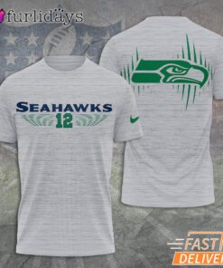 Seattle Seahawks Team Logo Minimal 12 Fan Energy 2026 T Shirt