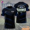 Seattle Seahawks Team Logo Modern Stripe Design 2026 Fan Shirt
